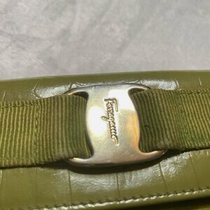 Salvatore Ferragamo Olive Green Women's Bag